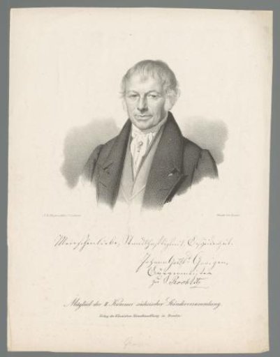 Portrait of Johann Gottfried Ganigen