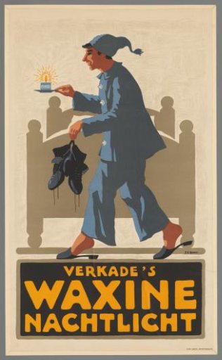 Verkade's wax night-light