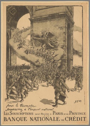 For the triumph. Subscribe to the National Loan Banque Nat. de Crédit