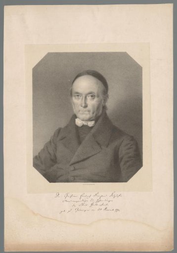 Portrait of Christian Friedrich Bernhard Augustin