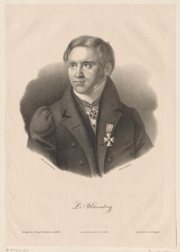 Portrait of Christian Gottfried Ehrenberg