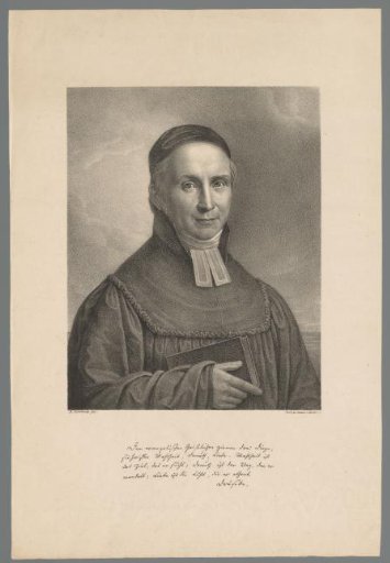 Portrait of Johann Heinrich Bernhard Dräseke