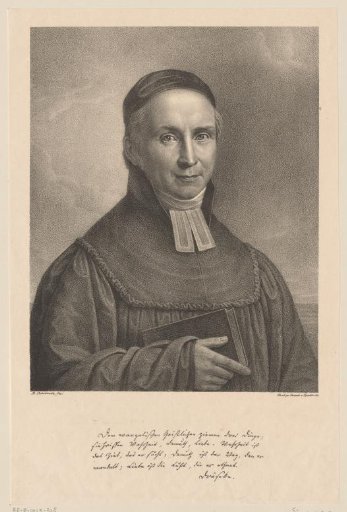 Portrait of Johann Heinrich Bernhard Dräseke