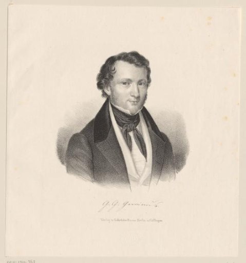Portrait of Georg Gottfried Gervinus