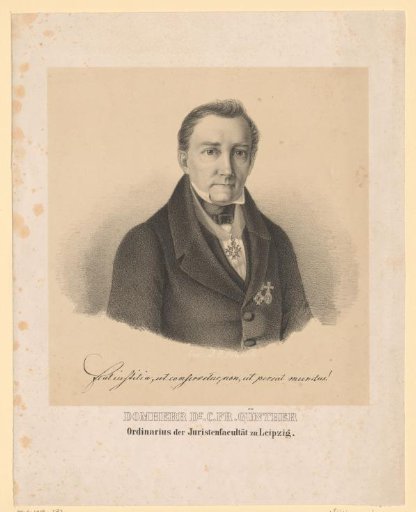 Portrait of Carl Friedrich Günther