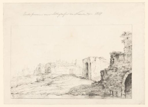 Ruins near a village