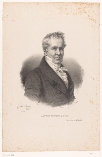 Portrait of the naturalist Alexander von Humboldt