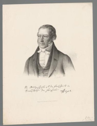 Portrait of Georg Wilhelm Friedrich Hegel