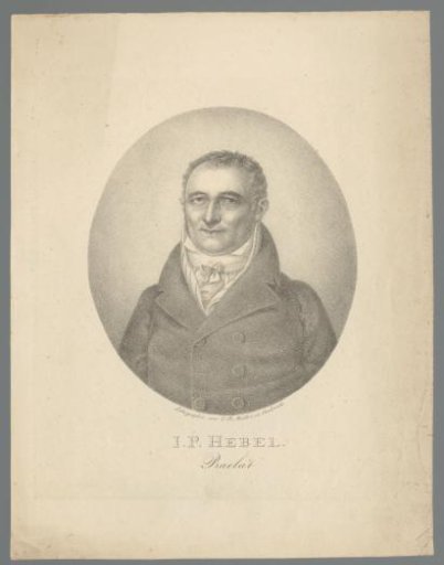 Portrait of Johann Peter Hebel