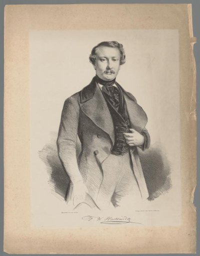 Portrait of Friedrich Wilhelm Hackländer