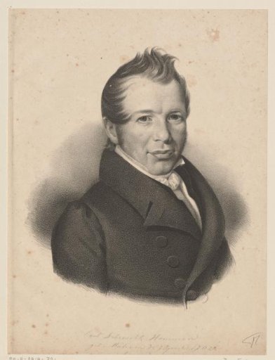 Portrait of an unknown man, possibly Carl Leberecht Hammen