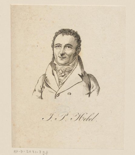 Portrait of Johann Peter Hebel