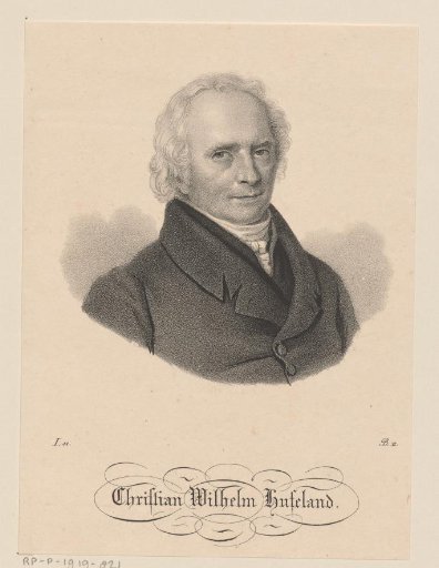 Portrait of Christoph Wilhelm von Hufeland