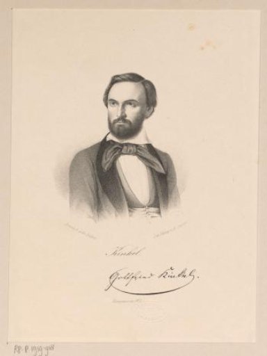 Portrait of Gottfried Kinkel