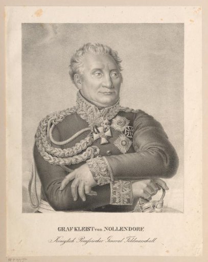 Portrait of Friedrich Heinrich Ferdinand Emil Kleist von Nollendorf