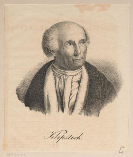 Portrait of Friedrich Gottlieb Klopstock