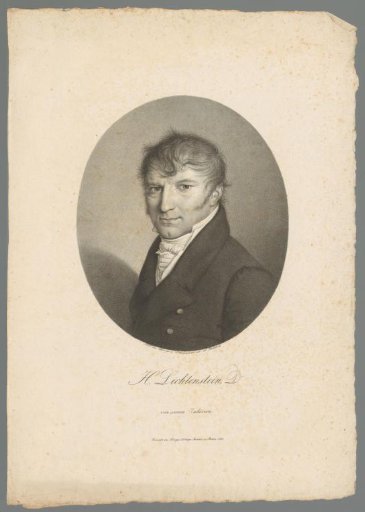 Portrait of Martin Hinrich Lichtenstein