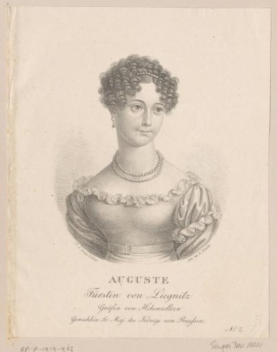 Portrait of Auguste von Harrach, Princess of Liegnitz