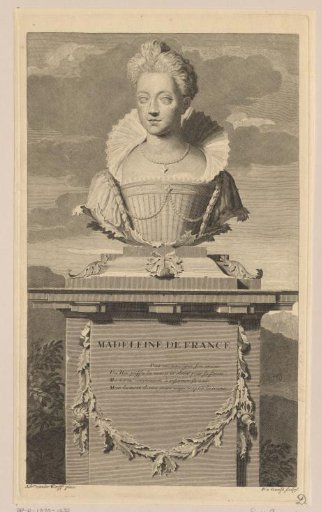 Portrait bust of Margaret of Valois, Queen of Scotland