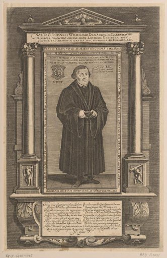 Monument to Martin Luther in the Castle Church in Wittenberg