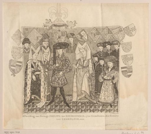 Philip the Good, Duke of Burgundy, with his retinue