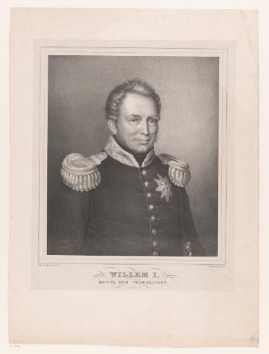 Portrait of Willem Frederik I, King of the Netherlands