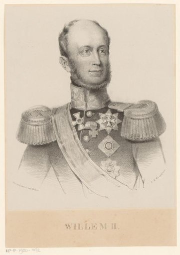 Portrait of Willem II, King of the Netherlands