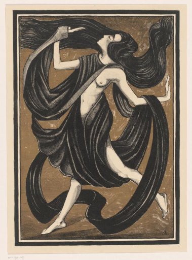 Dancer with draperies