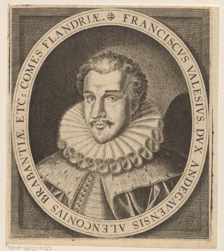 Portrait of François-Hercule de Valois, Duke of Anjou