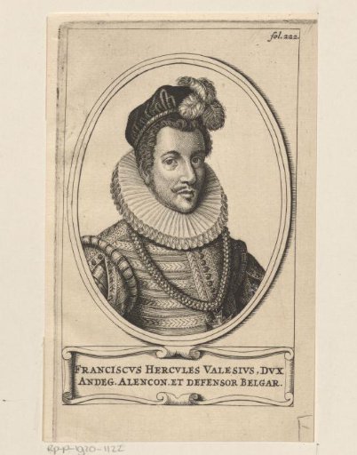 Portrait of François-Hercule de Valois, Duke of Anjou