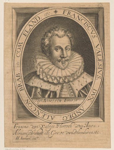 Portrait of François-Hercule de Valois, Duke of Anjou