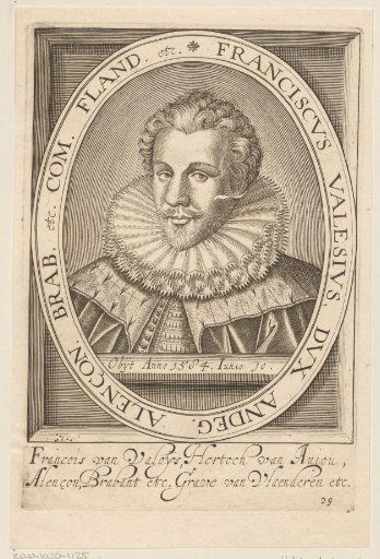 Portrait of François-Hercule de Valois, Duke of Anjou