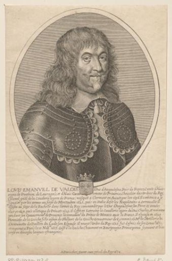 Portrait of Louis-Emmanuel de Valois, Duke of Angoulême