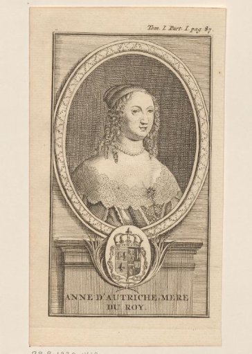 Portrait of Anne of Austria, Queen of France