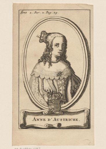 Portrait of Anne of Austria, Queen of France
