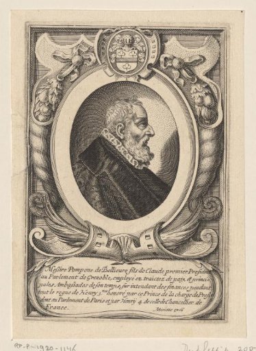 Portrait of Pomponne de Bellièvre