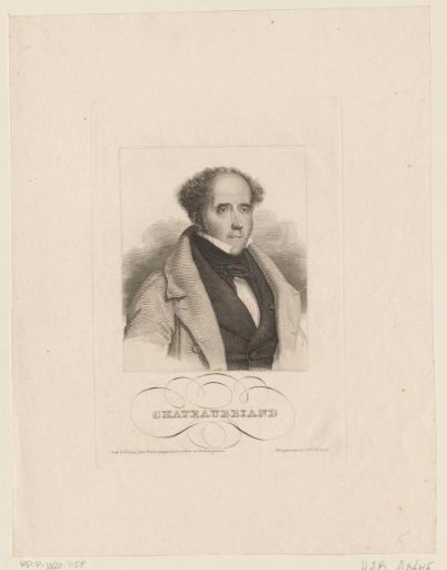 Portrait of François-René de Chateaubriand