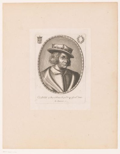 Portrait of Clovis II, King of the Franks