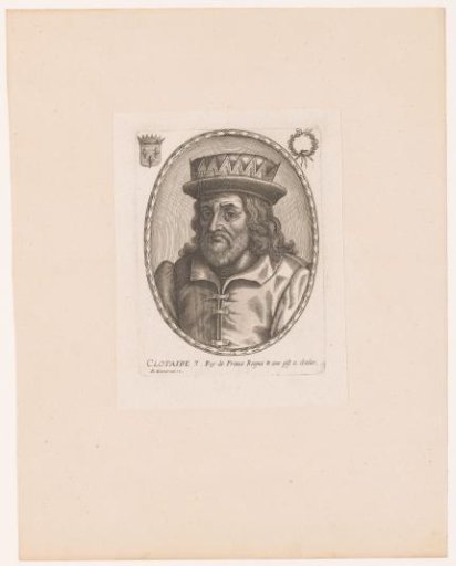 Portrait of Chlothar III, King of France