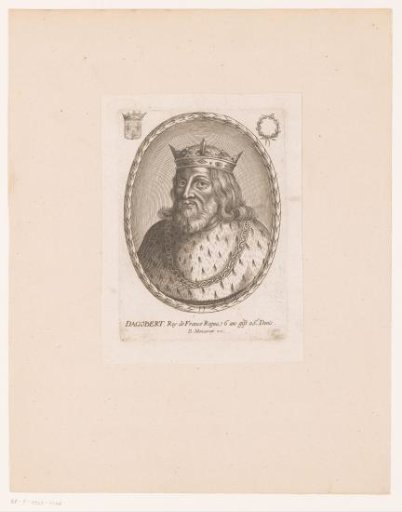 Portrait of Dagobert I, King of France