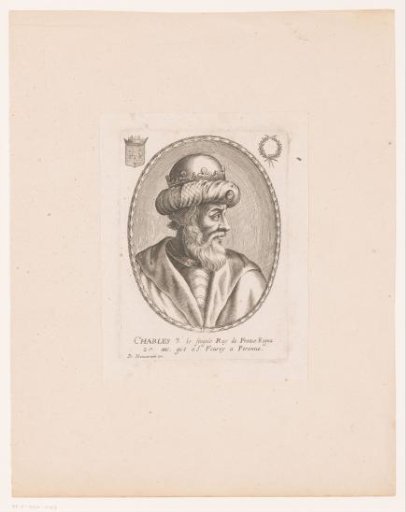 Portrait of Charles III the Simple of France