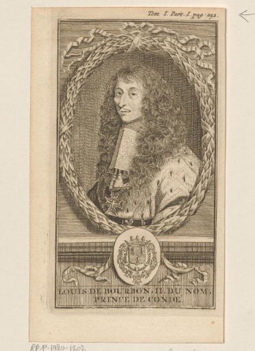 Portrait of Louis II de Bourbon-Condé, Duke of Enghien
