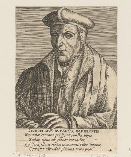 Portrait of Guillaume Budé