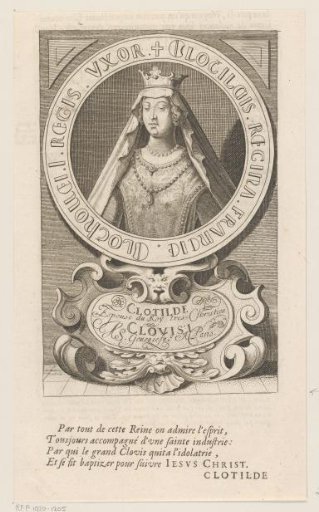 Portrait of Clothilde, Queen of the Franks