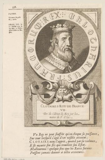 Portrait of Chlotharius I, King of the Franks