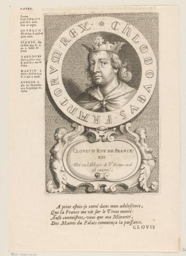 Portrait of Clovis II, King of Neustria and Burgundy