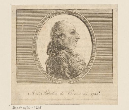 Portrait of Antoine Saladin de Crans