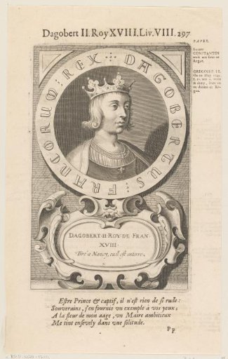 Portrait of Dagobert III, King of the Franks