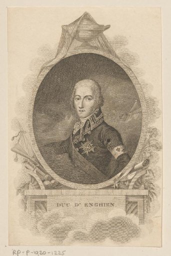 Portrait of Louis Antoine Henri de Bourbon-Condé
