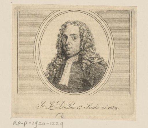 Portrait of Jean Louis du Pain